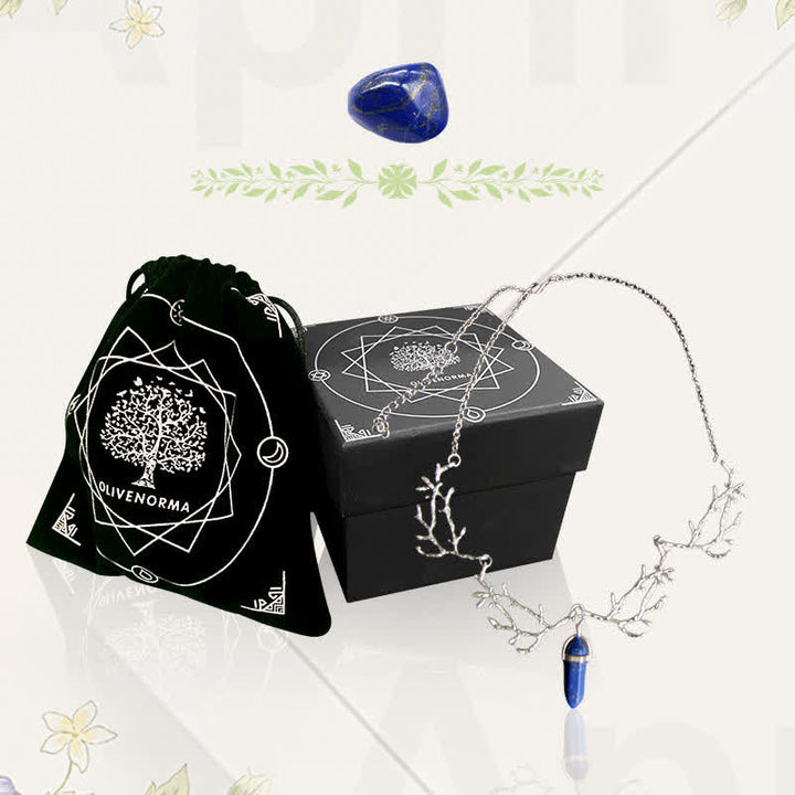 Olivenorma "The Light of Mantra" - Natural Crystal Hexagonal Necklace - image 24