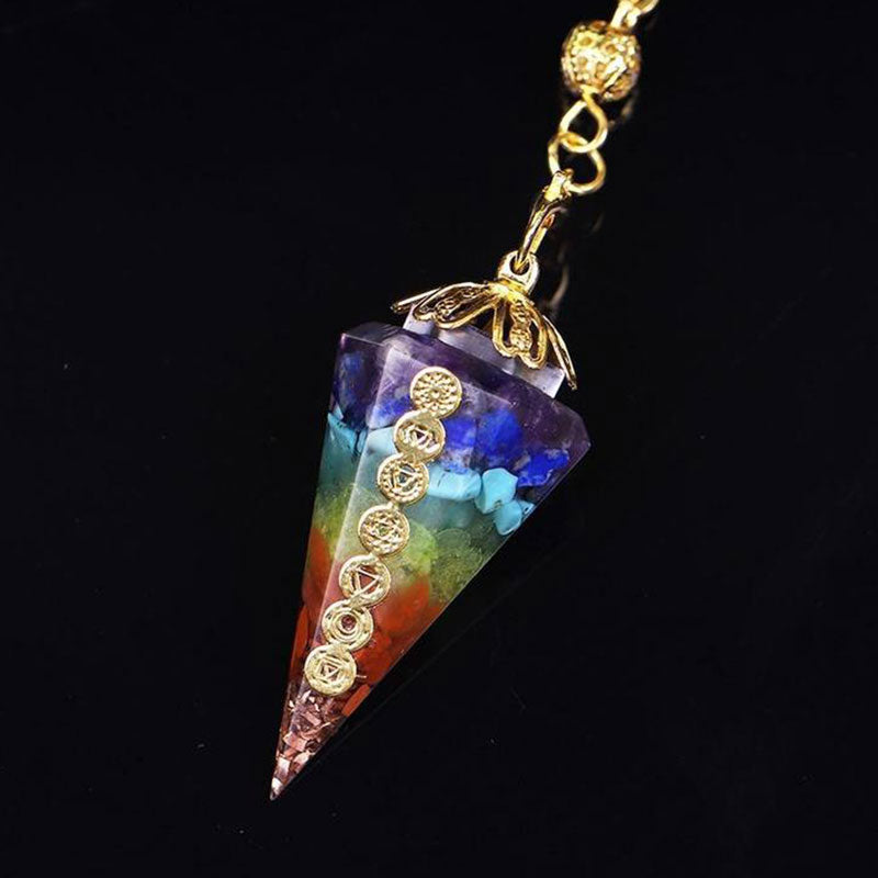 Olivenorma Chakra Orgone Divination Pendulum - image 6