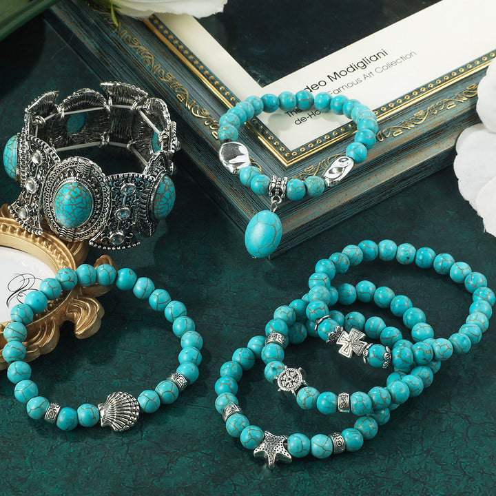 Olivenorma "Eternal Protection" Evil Eye Turquoise Bracelet - image 2