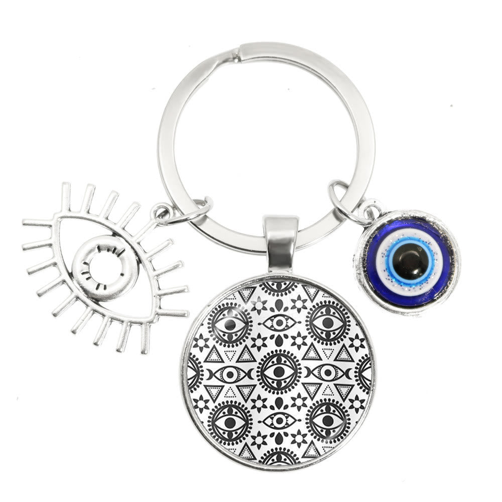 Olivenorma Blue Evil Eye Hamsa Epoxy Keychain - Evil Eye#13 - image 13