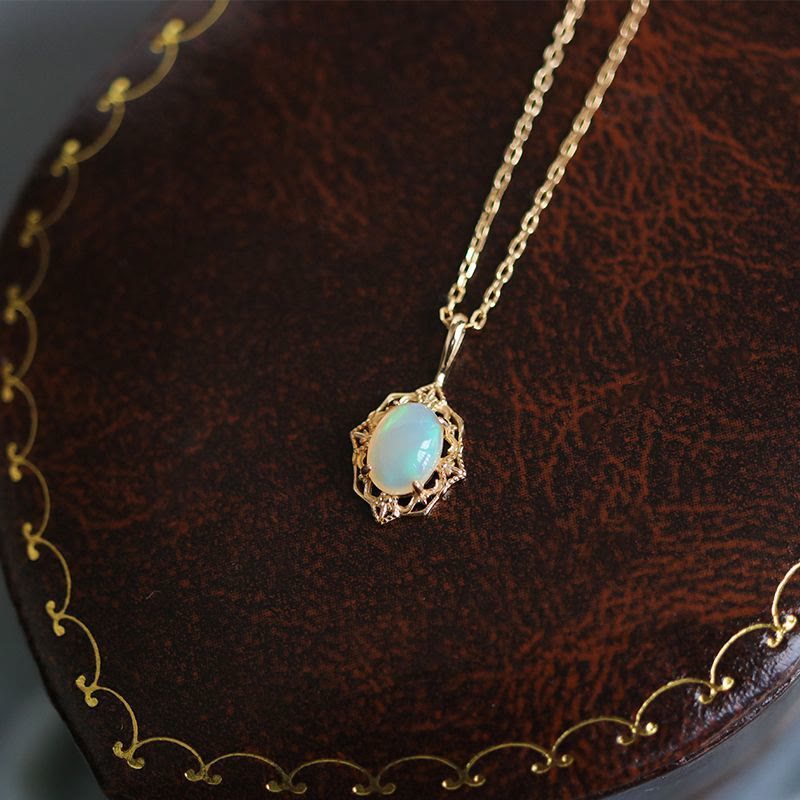 Olivenorma Vintage Style Copper Lace Adjustable Necklace - image 4