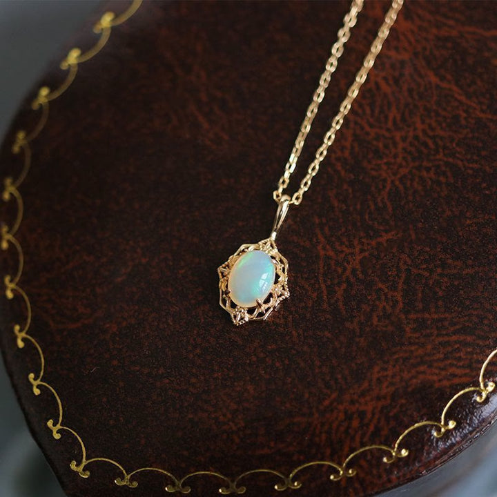 Olivenorma Vintage Style Copper Lace Adjustable Necklace - image 4