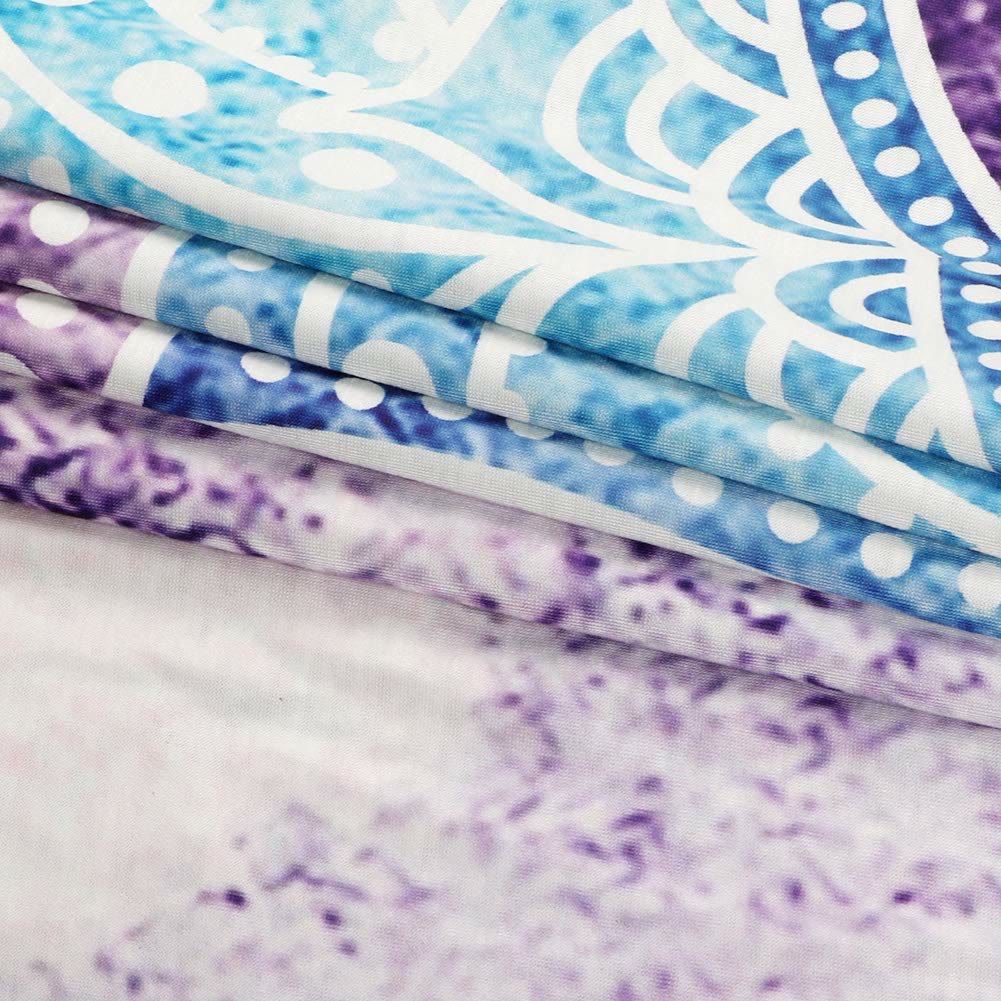 Olivenorma Mandala Purple Blue Wall Hanging Decor Tapestry - image 5