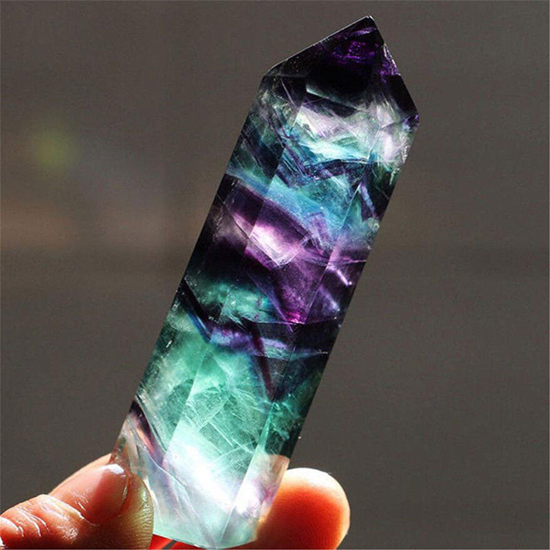 Fluorite Natural Crustal Reki Crystal Wands - image 6