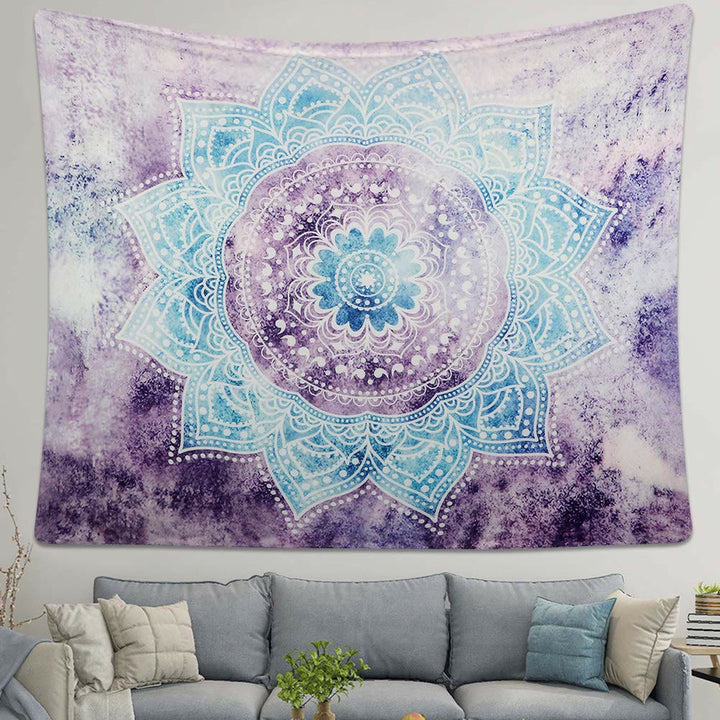 Olivenorma Mandala Purple Blue Wall Hanging Decor Tapestry - image 4