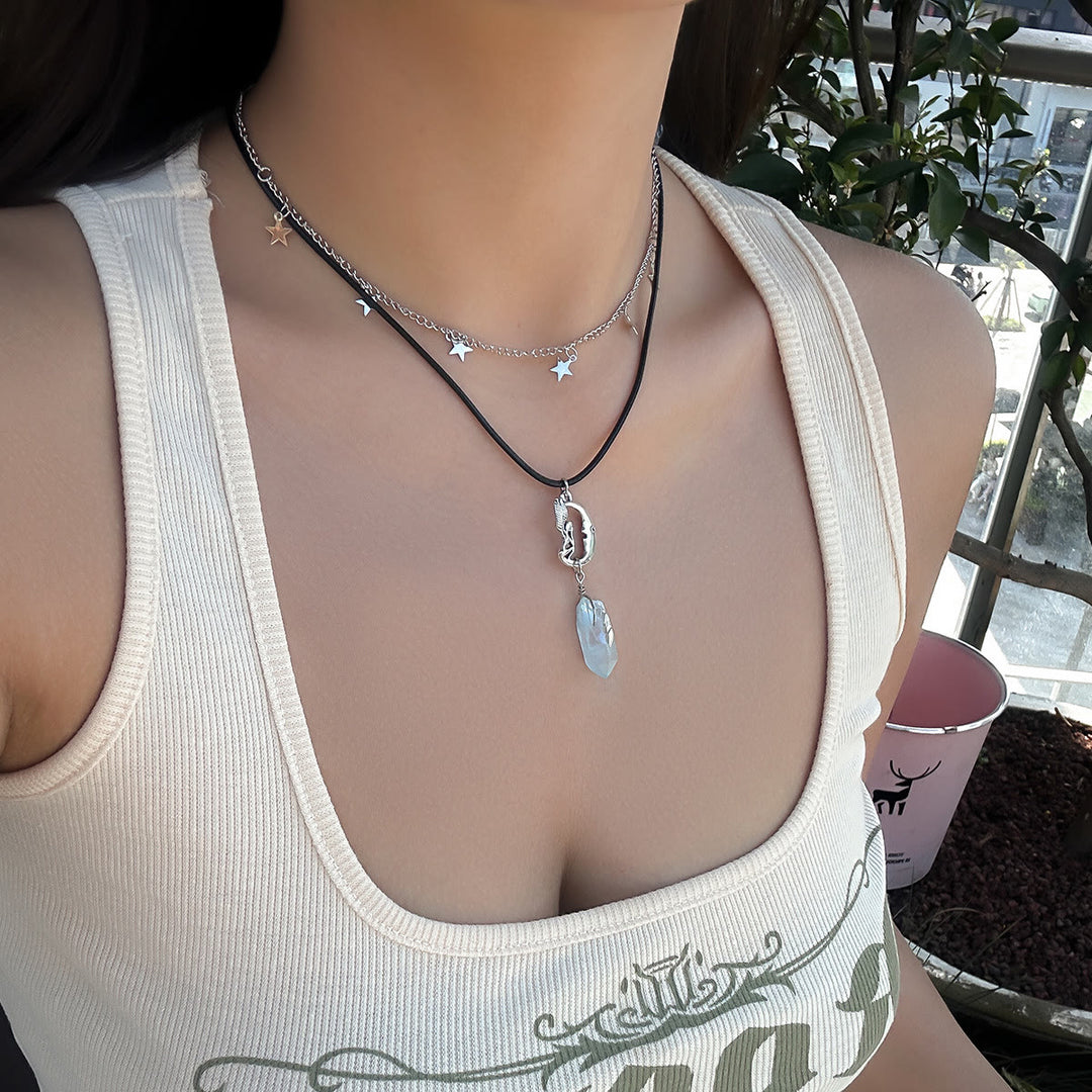 Olivenorma Natural Stone Tree of Life Evil Eye Pendant Necklace Set - image 20