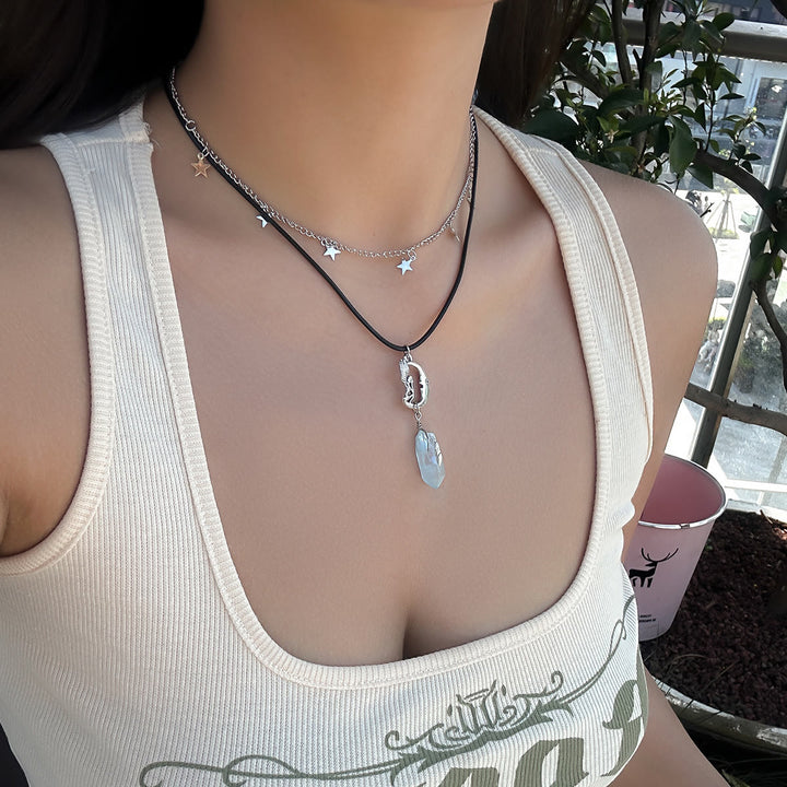 Olivenorma Natural Stone Tree of Life Evil Eye Pendant Necklace Set - image 20
