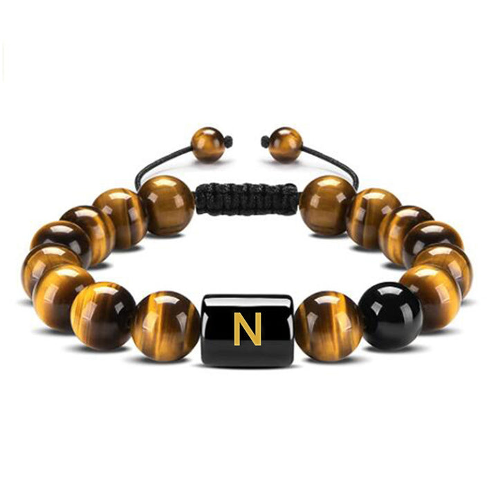 Tiger Eye Letter Protection Bracelet - Tiger Eye - N - image 17