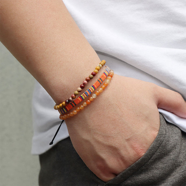 Olivenorma Bohemia Africa Turquoise Crystal Bracelet Set - image 13