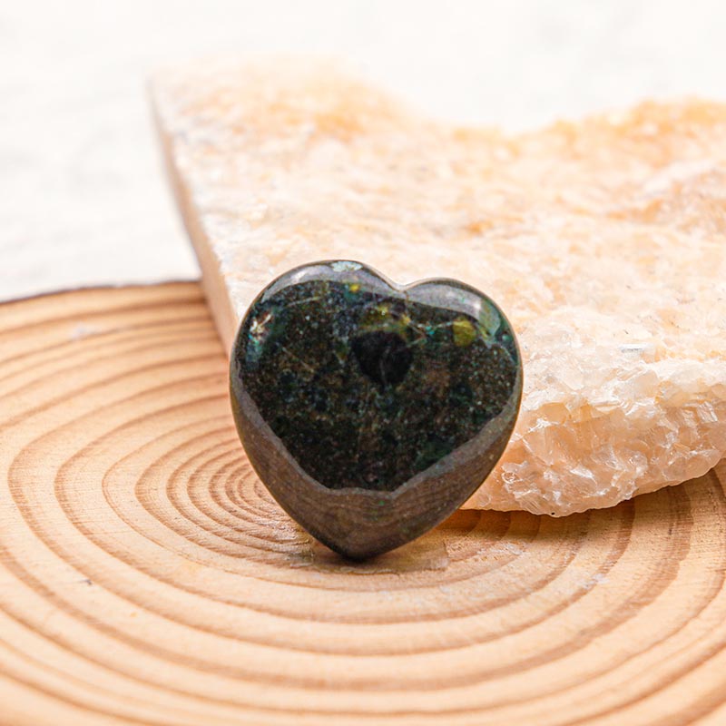 Olivenorma Unakite Spiritual Growth Crystal Heart - image 1