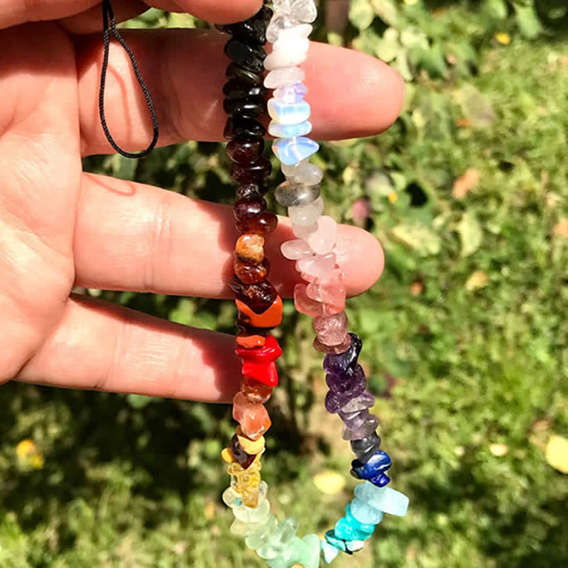 Olivenorma Natural Crystal Bead Protection Phone Strap - image 1