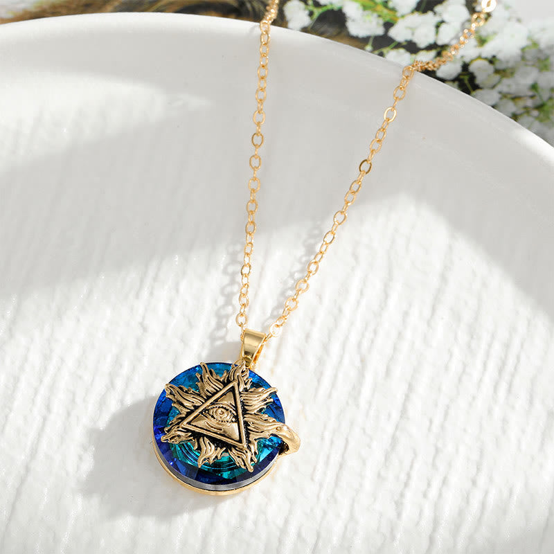 Olivenorma "You Always be Protected" - Evil Eye Necklace - Evil Eye#Triangle-Gold - image 10