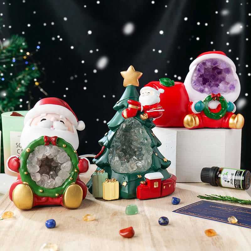 Olivenorma Crystal Gravel Christmas Night Light Home Gemstone Decoration - image 6