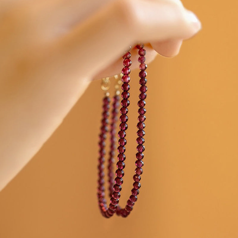Eternal Love - Garnet Gemstone Bracelet - image 3