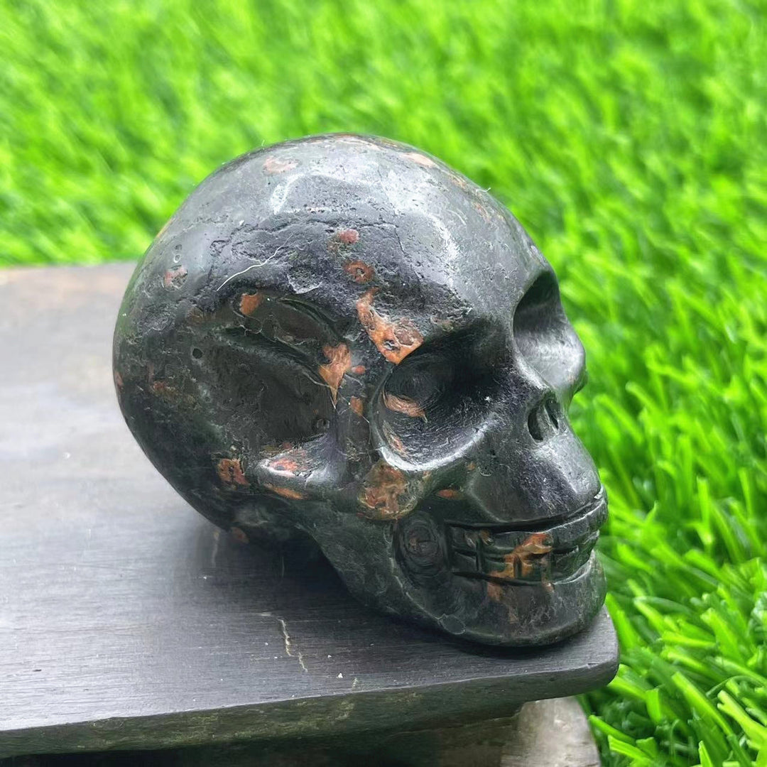 Olivenorma 5cm Carved Natural Crystal Skull Gemstone Decoration - image 29