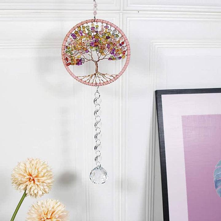 Tree of Life Crystal Suncatcher Dream Catcher - image 7