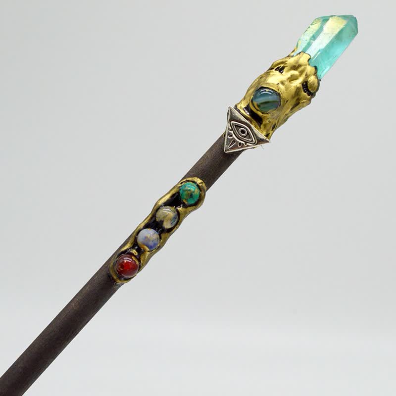 Olivenorma Moon Sun Star Fairy Crystal Wands - Peridot#2 - image 25