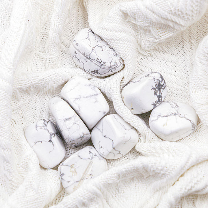 Olivenorma White Turquoise Natural Tumbled Stone Set - image 3