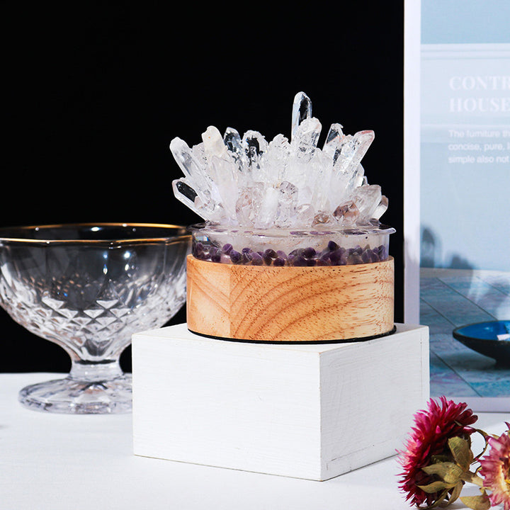  Olivenorma Natural Clear Crystal Lamp - #2 - image 3
