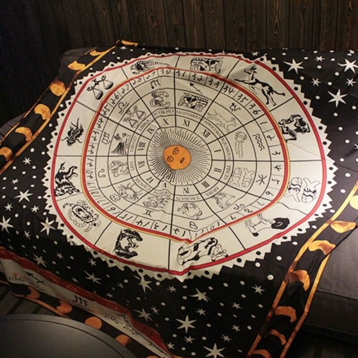 Olivenorma Tarot Tablecloth Witch Polyester Tapestry - 57.08"*78.74"(145*200cm) - image 0