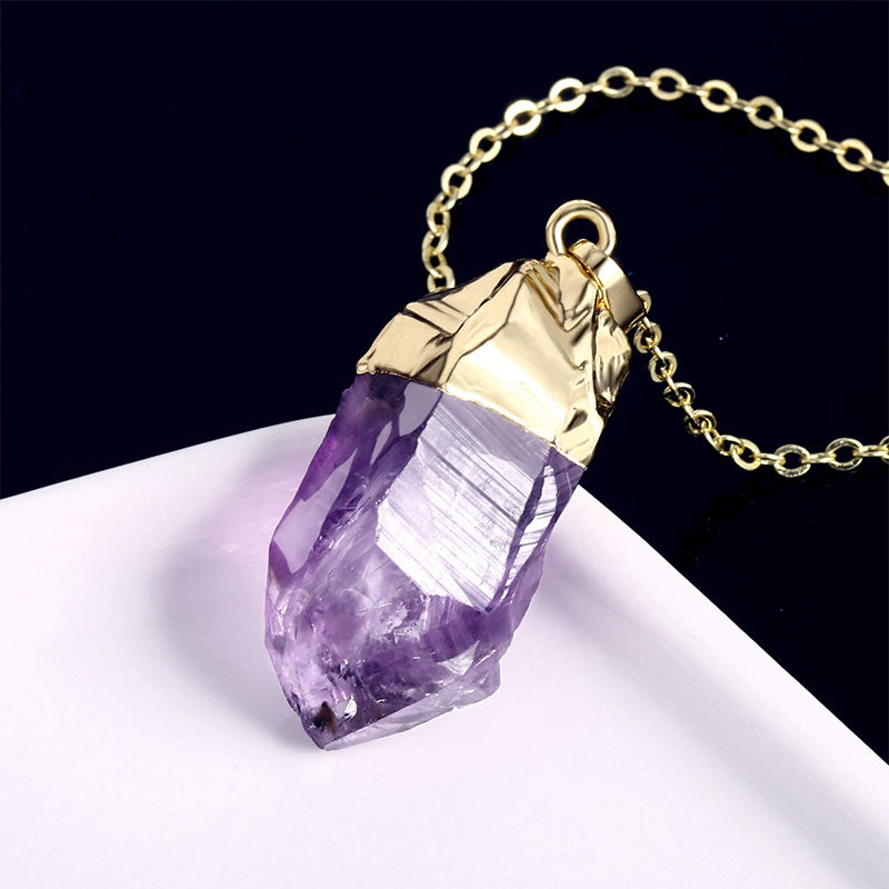 Olivenorma Amethyst Crystal Healing Necklace - image 5