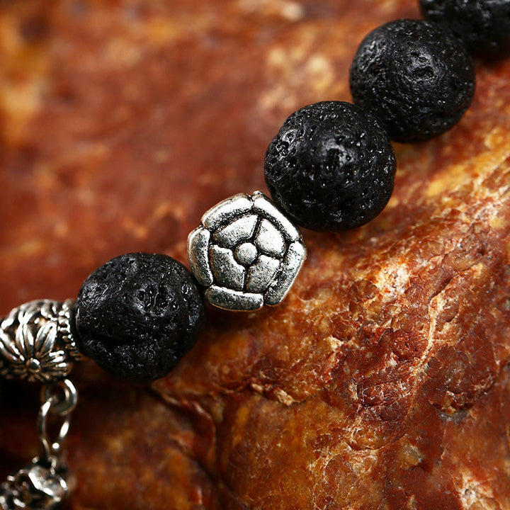 Natural Stone Cross Symbol Bracelet - image 1