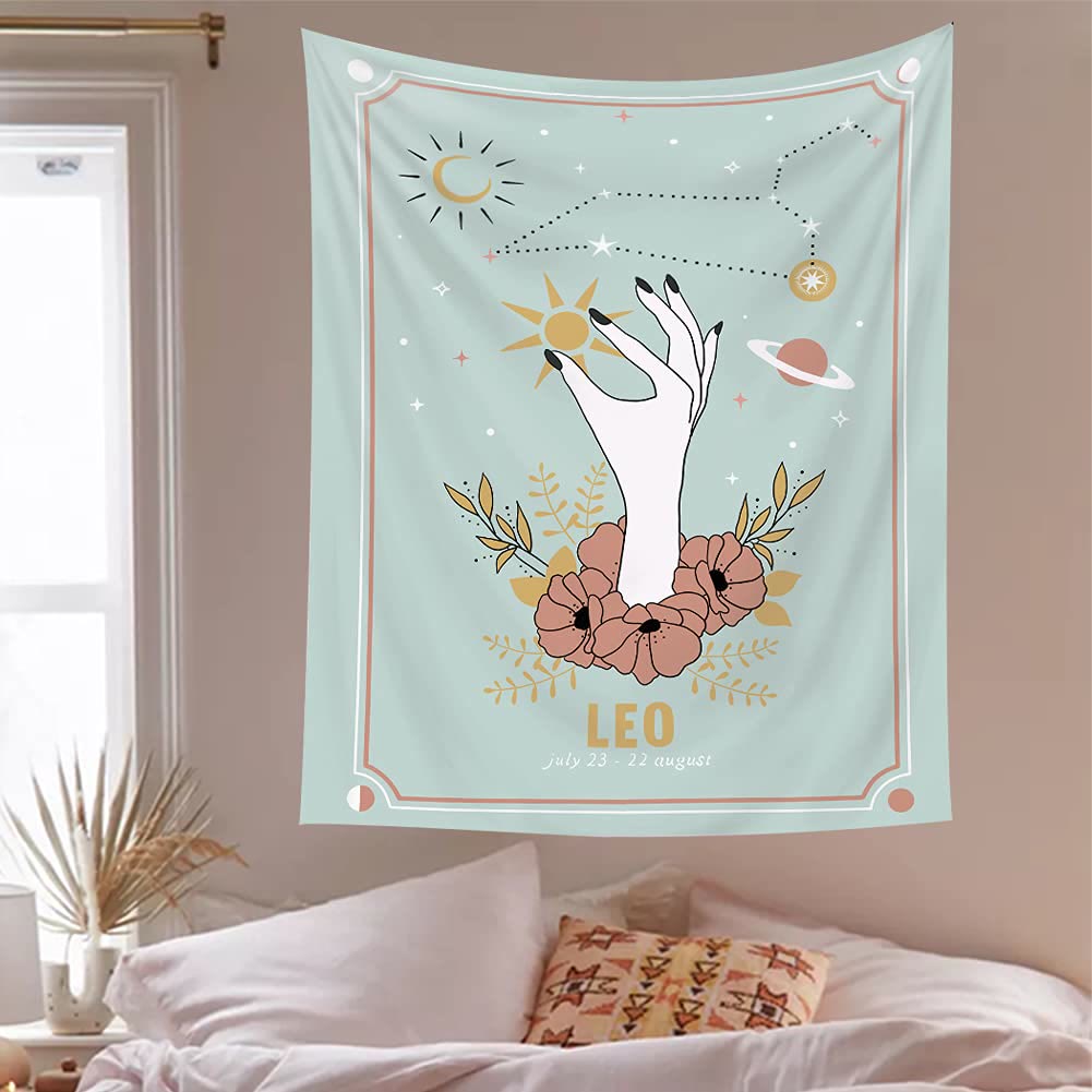 Olivenorma Magic Hand Tarot Zodiac Tapestry - 250*180cm - LEO - image 40