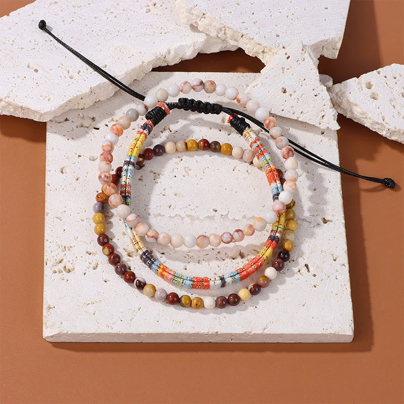 Olivenorma Bohemia Africa Turquoise Crystal Bracelet Set - image 1