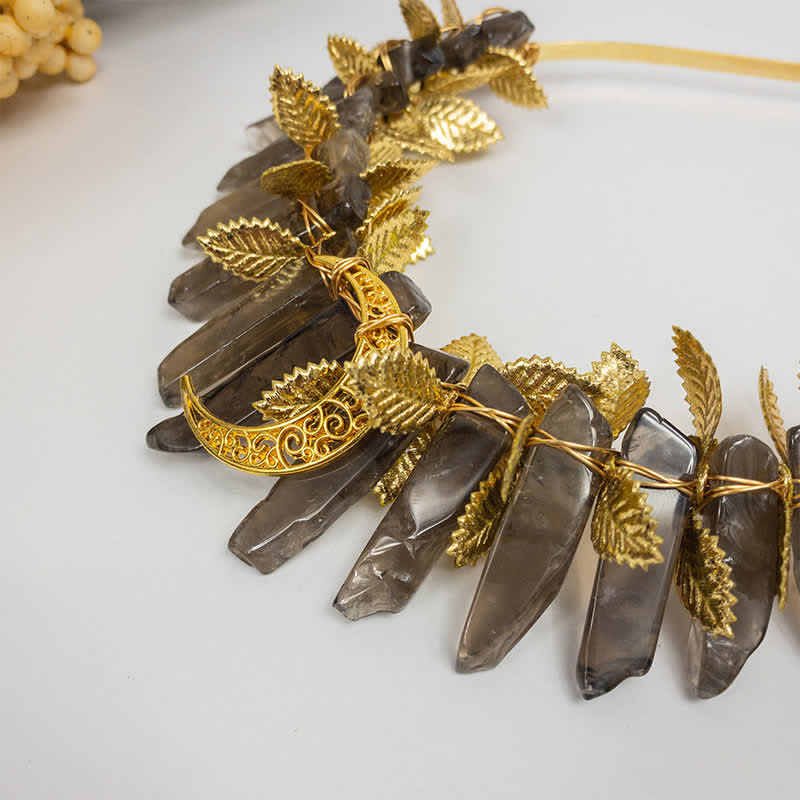 Olivenorma Smoky Quartz Witch Crystal Crown - image 10