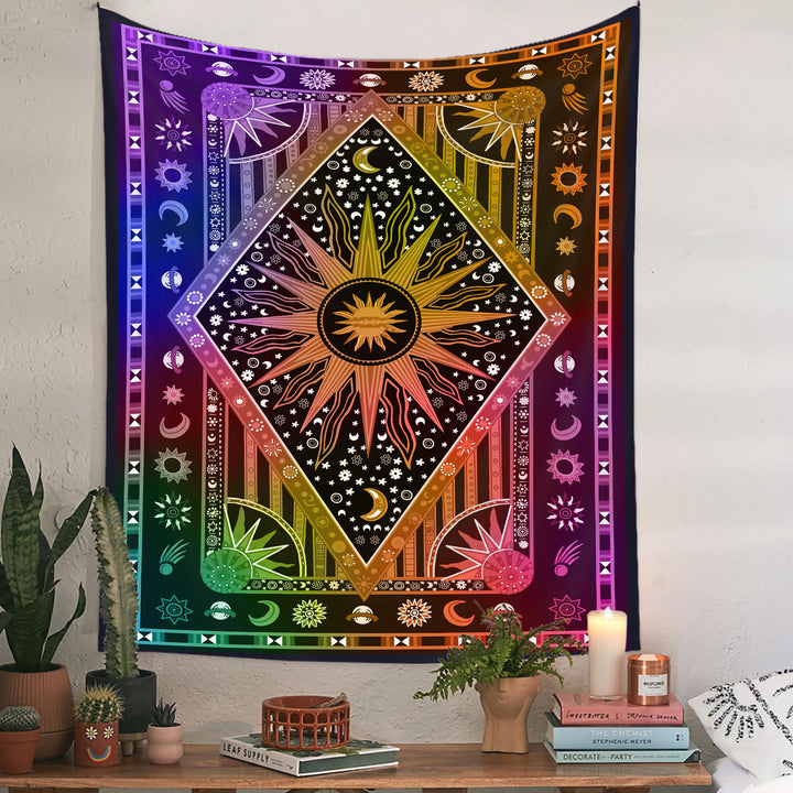 Olivenorma Sun Rays Moon Bohemia Tapestry - image 23