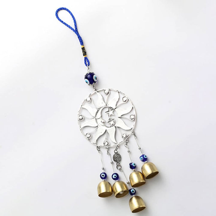 Olivenorma Evil Eye Sun Moon Wind Chime Ornament - image 4
