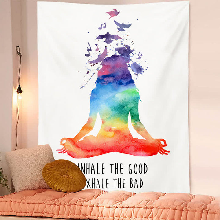 Minimalist Art Meditation Color Tapestry - image 2