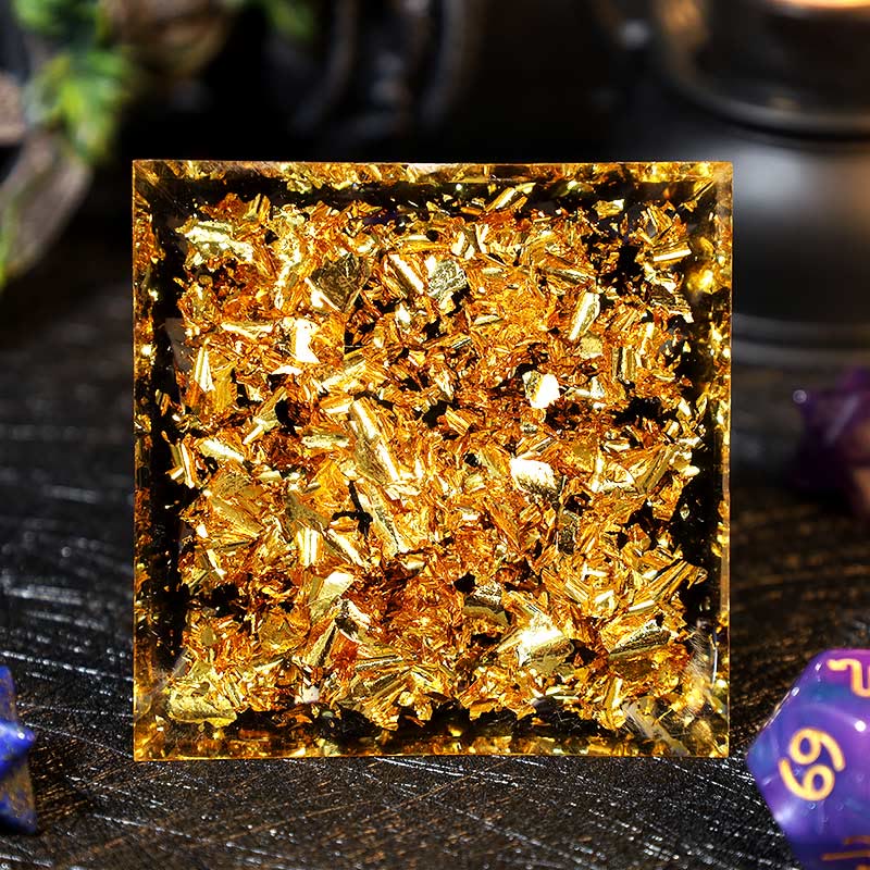 Olivenorma Amethyst Ball Obsidian Gravel Zodiac Cancer Orgone Pyramid - image 4