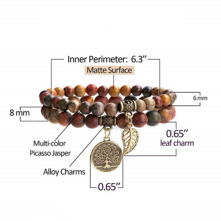 Olivenorma Picture Jasper Calm And Peace Bracelet - image 4