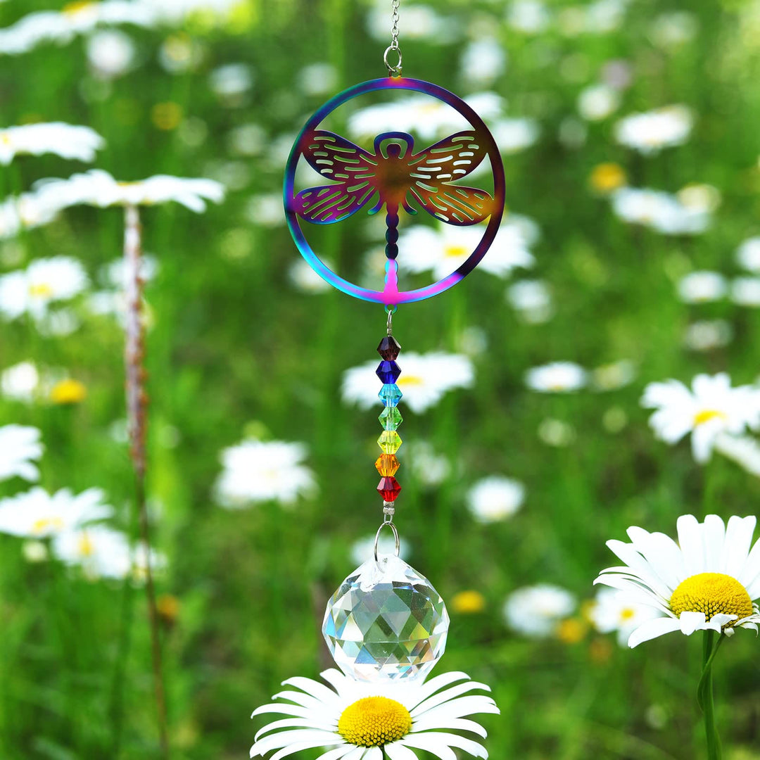 Olivenorma Clear Crystal Hanging Chakra Beads Wind Chime Suncatcher - image 32