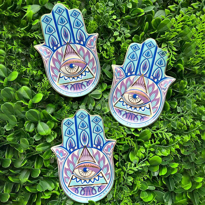 Olivenorma Hamsa Evil Eye Dish Coaster - image 4