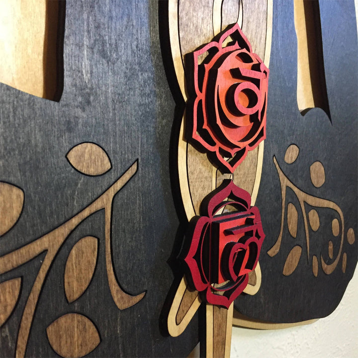 Olivenorma Kundalini Chakra Hand Painted Wood Stained Wall Decor - image 4