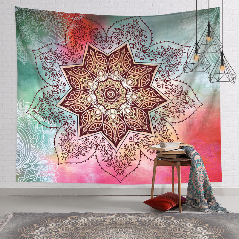 Olivenorma Yoga Backdrop Fabric Decorative Wall Covering Mural Tapestry - Flannel - Lotus#3 - 78.74"*59.05"(200*150cm) - image 10