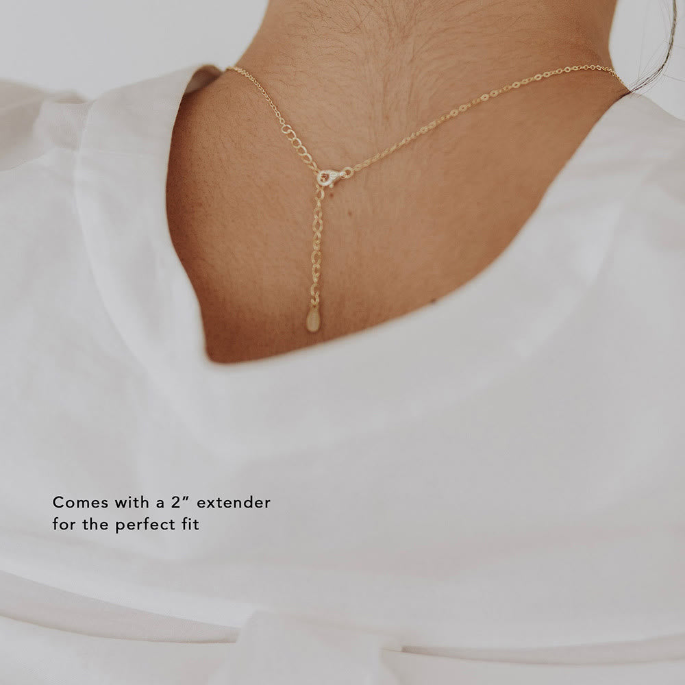 Olivenorma Personalized Name Mothers Day Circle Engrave Necklace - image 2
