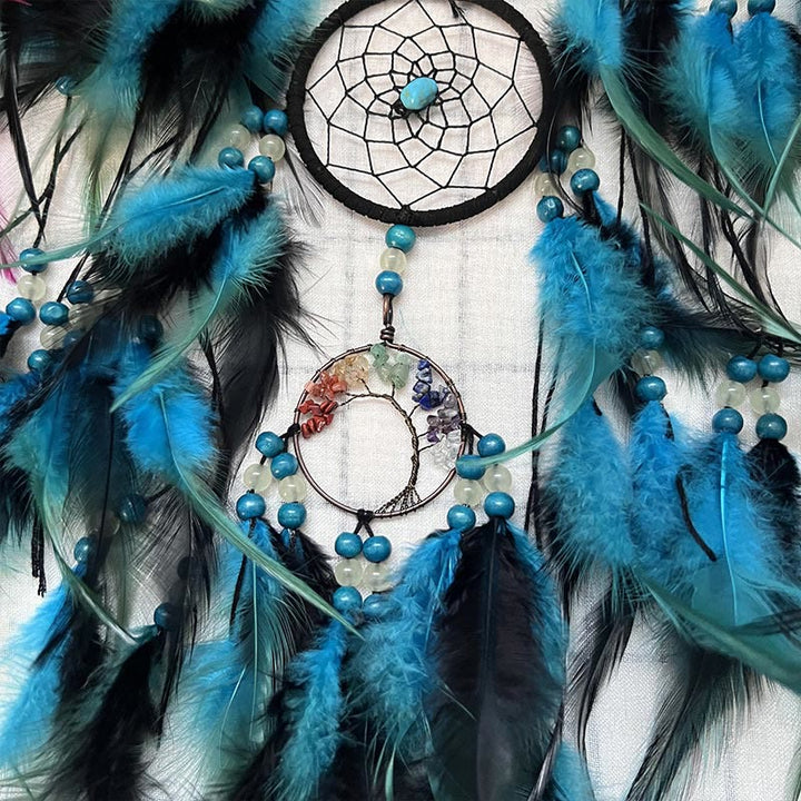 Olivenorma Turquoise Chakra Tree of Life Dream Catcher - image 4