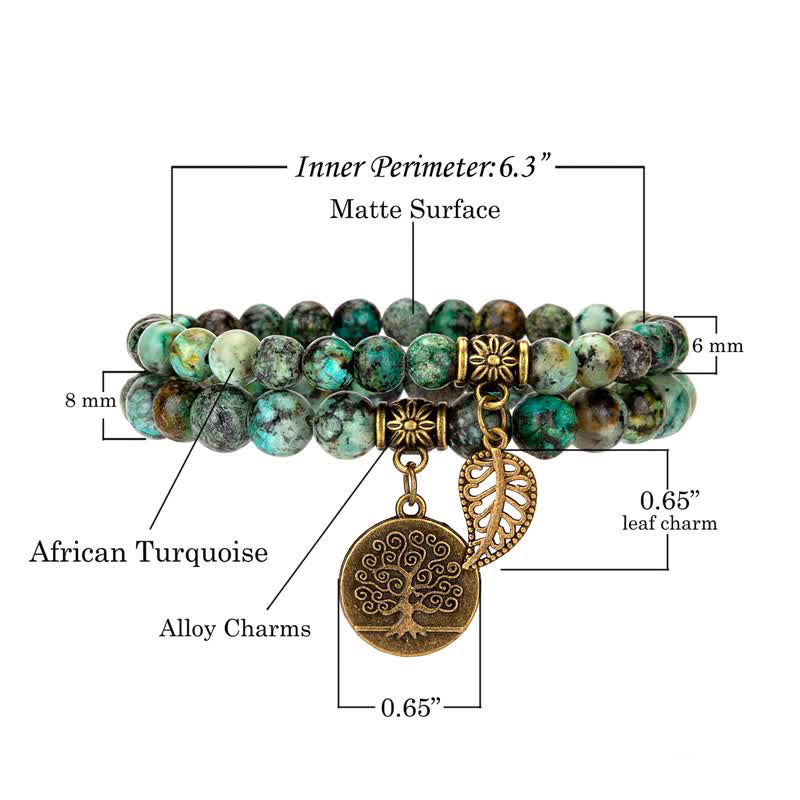 African Turquoise Transformation Bracelet  - image 3