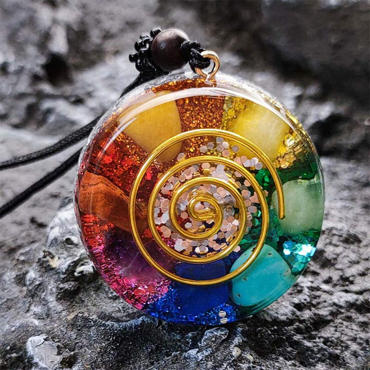 Olivenorma Chakra Orgone Necklace  - #1 - image 0