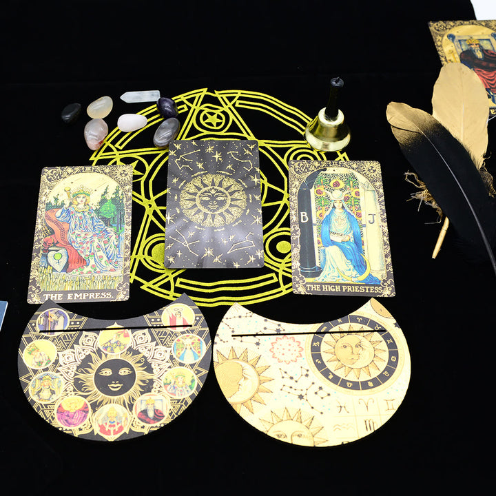 Olivenorma Full Kit Gold Foil Divination Box Set Tarot Deck Cards - image 3