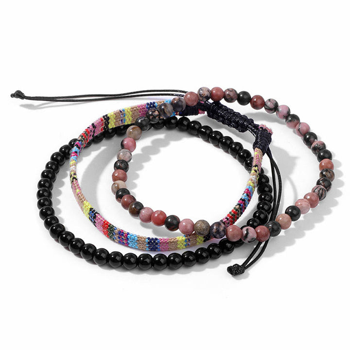 Olivenorma Bohemia Africa Turquoise Crystal Bracelet Set - Rhodonite - image 19