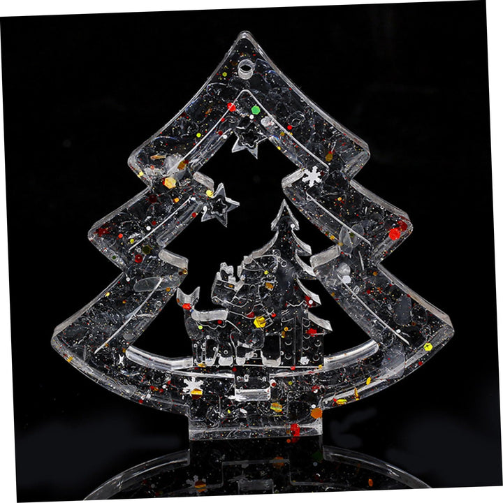 Olivenorma Natural Crystal Gravel Resin Christmas Tree Decoration - image 21