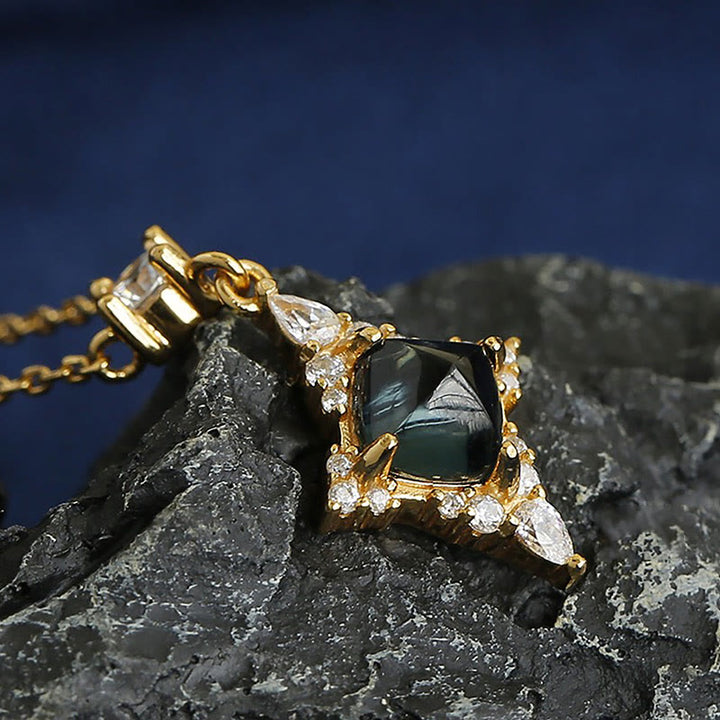 Olivenorma“Eternal Bliss” - Natural London Blue Topaz Necklace - image 7
