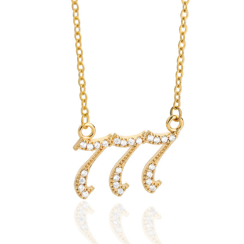 Olivenorma Zircon Angel Number Necklace - image 14
