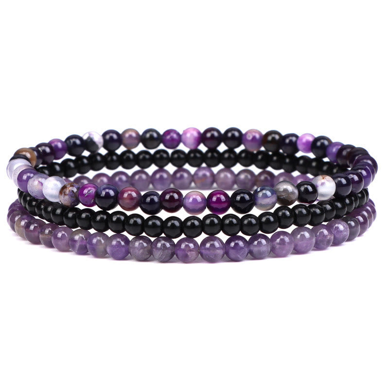 Olivenorma Protection From Negative Energies Bracelet - Amethyst - 8mm - image 1