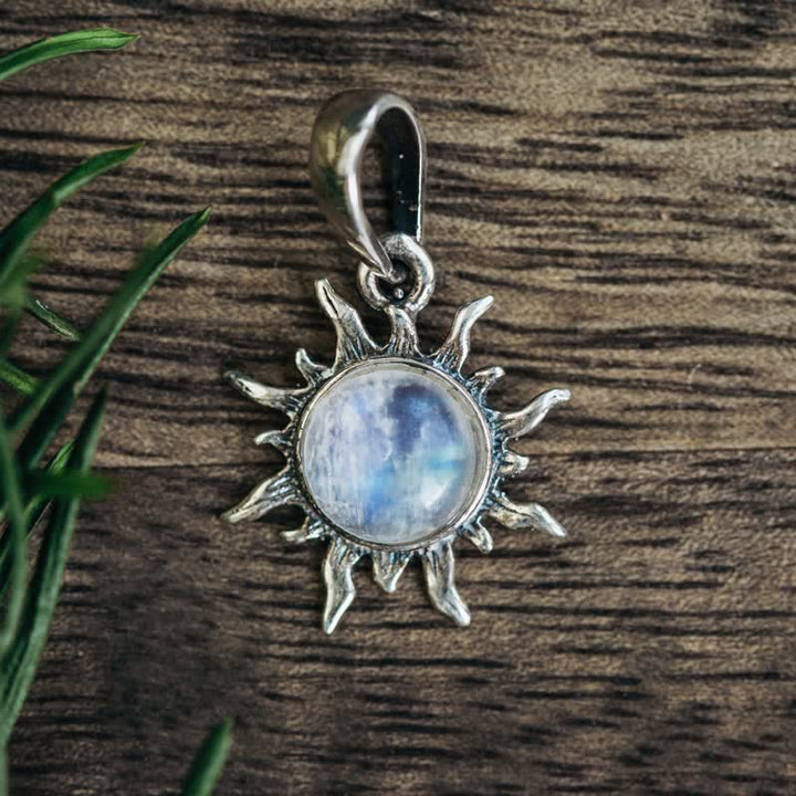 Olivenorma Bohemia Vintage Sun Opal Necklace - Opal - image 0
