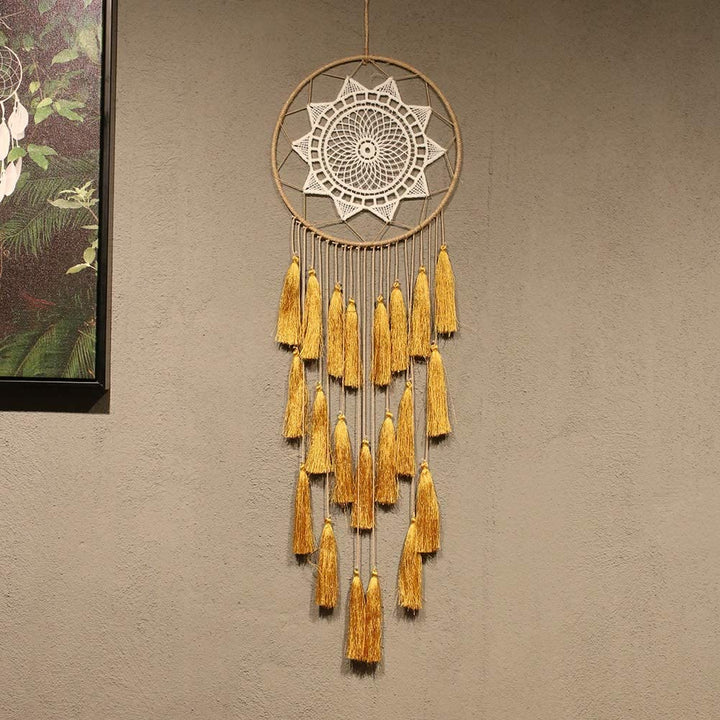 Olivenorma Braided Lace Tassel Pendant Dream Catcher - image 9